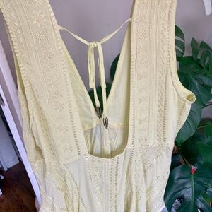 Free People Yellow Top